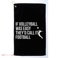 Cute Funny Volleyball Golf Towel thumb 0