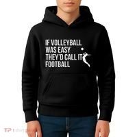 Cute Funny Volleyball Kids Hoodie thumb 4