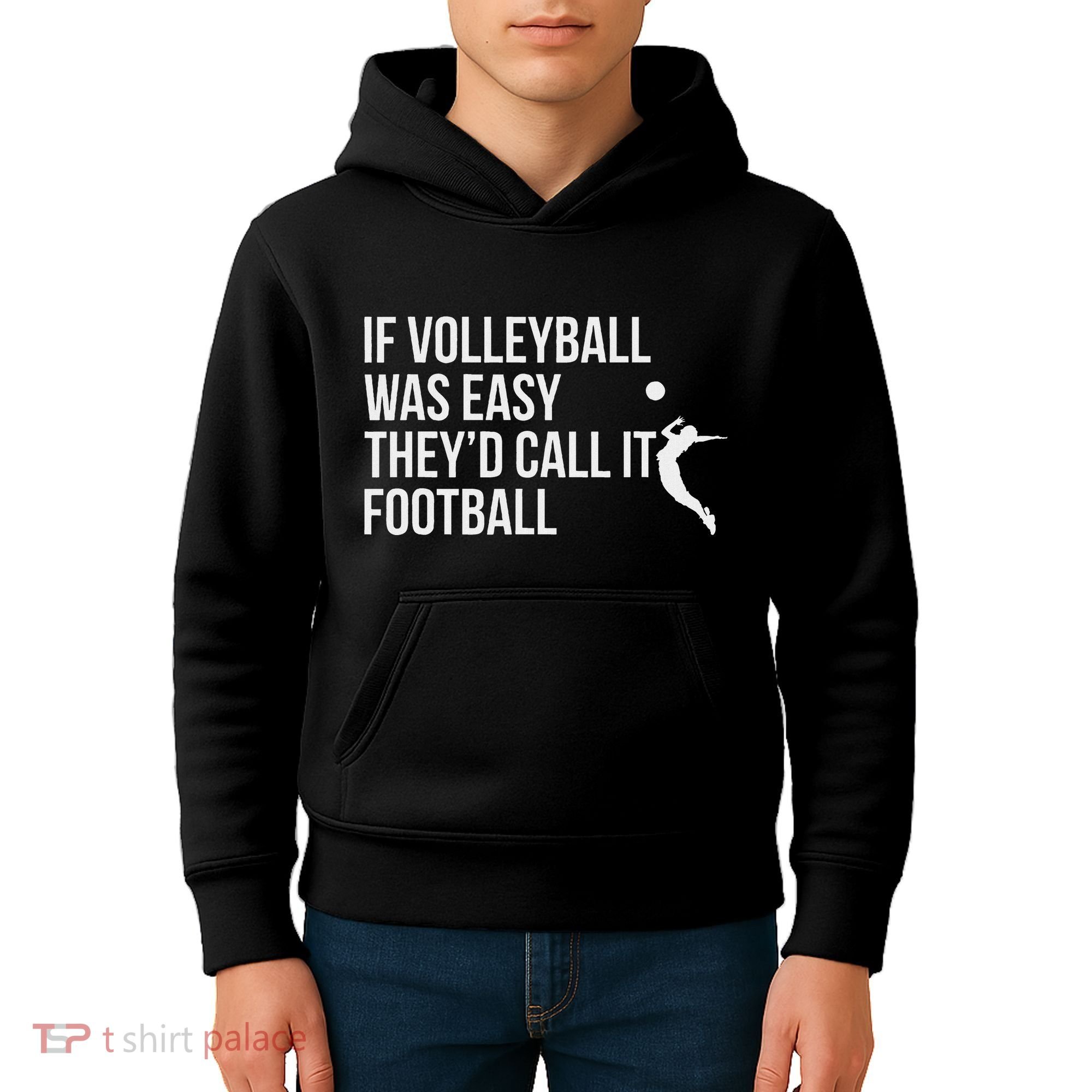 Cute Funny Volleyball Kids Hoodie