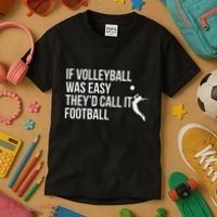 Cute Funny Volleyball Kids T-Shirt thumb 3