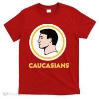 Caucasians Funny Vintage Caucasians Pride Tee T-Shirt thumb 0