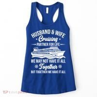 Cruising Family Vacation Husband Wife Cruising Partner Gift Women's Tank Top thumb 0
