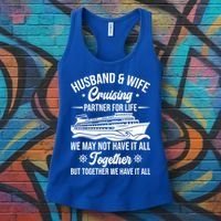 Cruising Family Vacation Husband Wife Cruising Partner Gift Women's Tank Top thumb 3