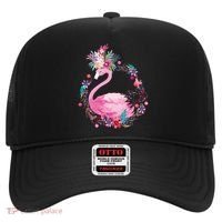 Cute Flower Wreath Flamingo Hat thumb 0