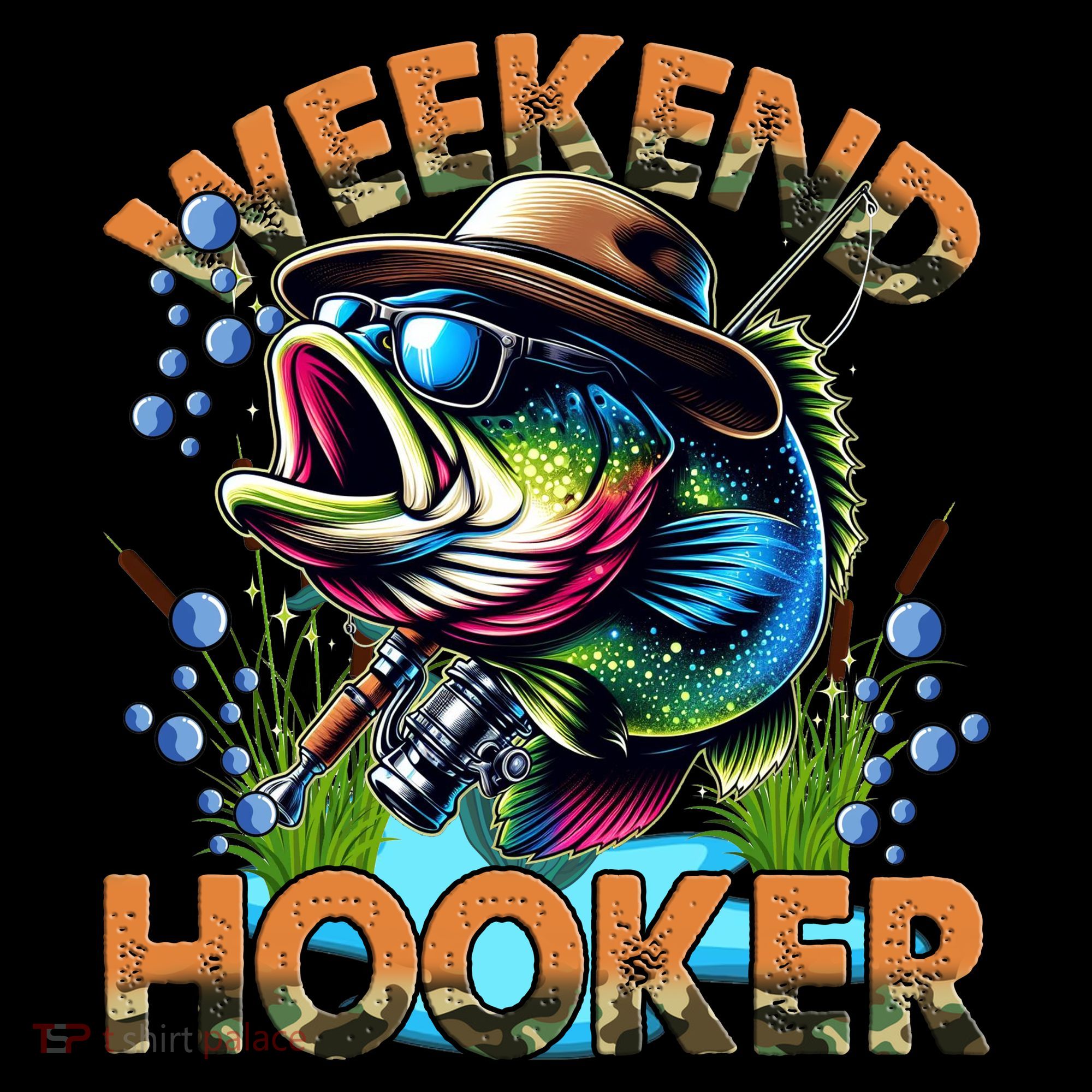 Cool Fishing Weekend Hooker Coaster