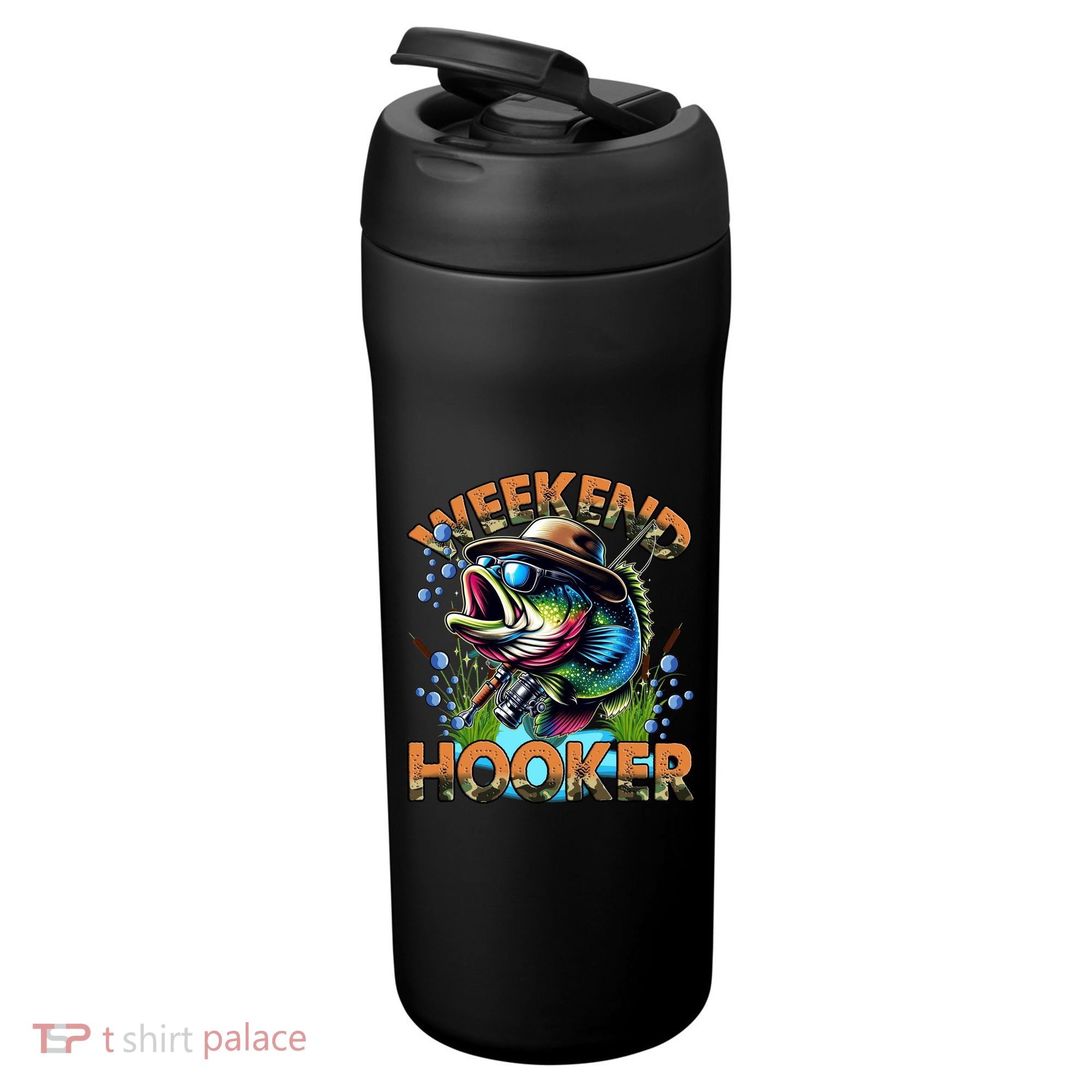 Cool Fishing Weekend Hooker 24oz Duet Stainless Steel Tumbler