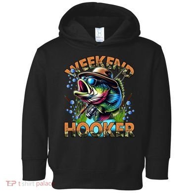 Cool Fishing Weekend Hooker Toddler Hoodie