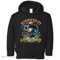 Cool Fishing Weekend Hooker Toddler Hoodie thumb 0
