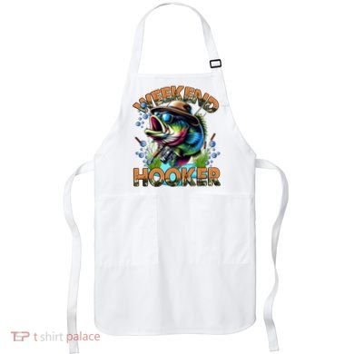 Cool Fishing Weekend Hooker Apron