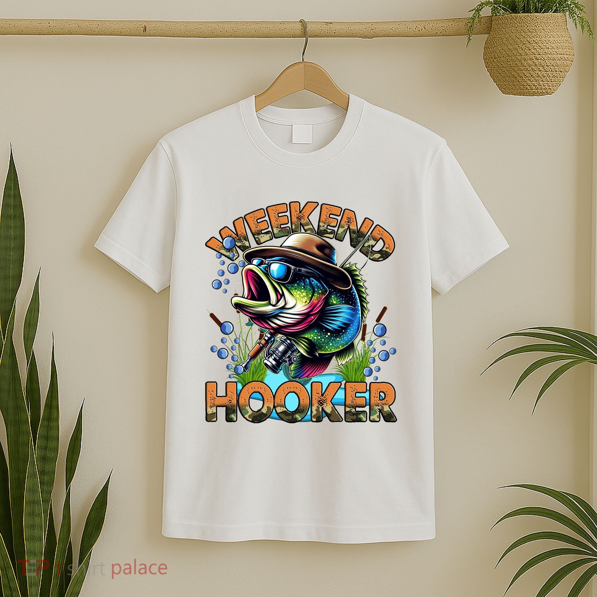 Cool Fishing Weekend Hooker T-Shirt