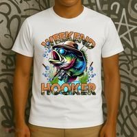 Cool Fishing Weekend Hooker T-Shirt thumb 3