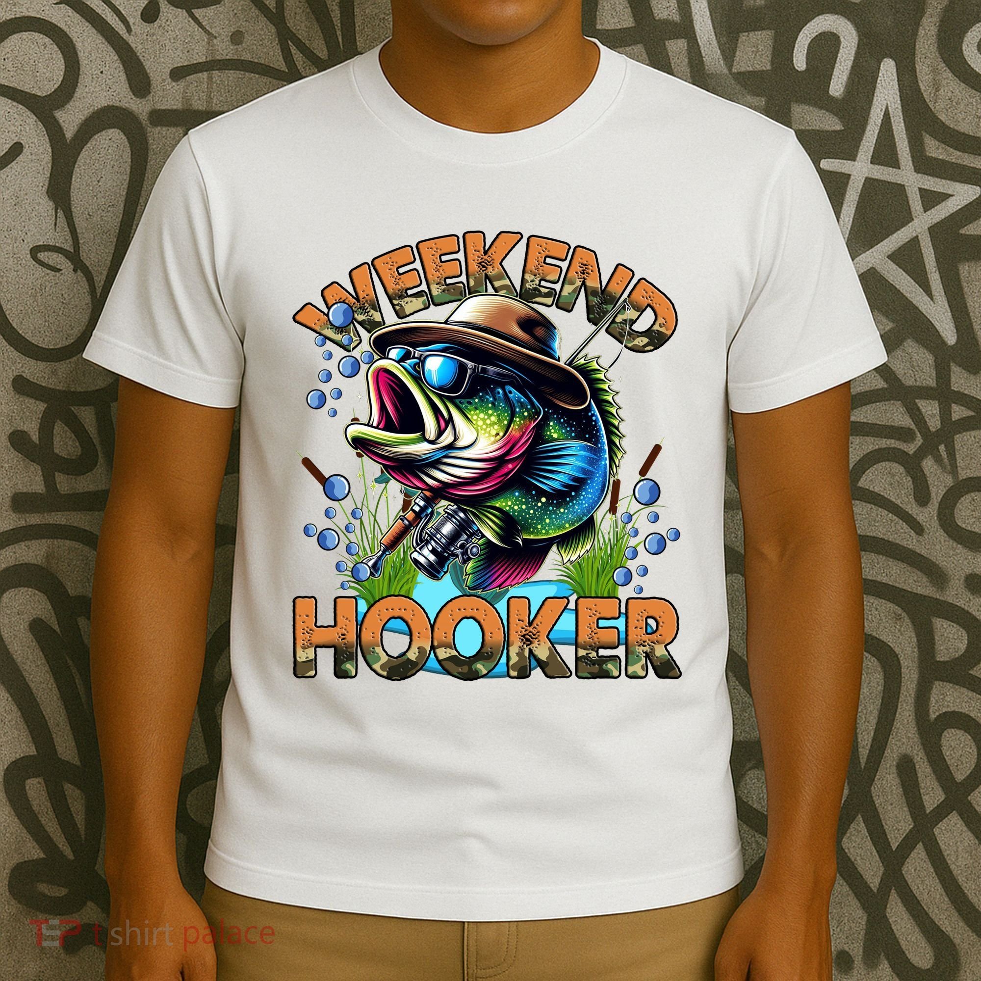 Cool Fishing Weekend Hooker T-Shirt