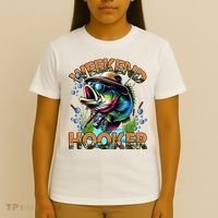 Cool Fishing Weekend Hooker T-Shirt thumb 4