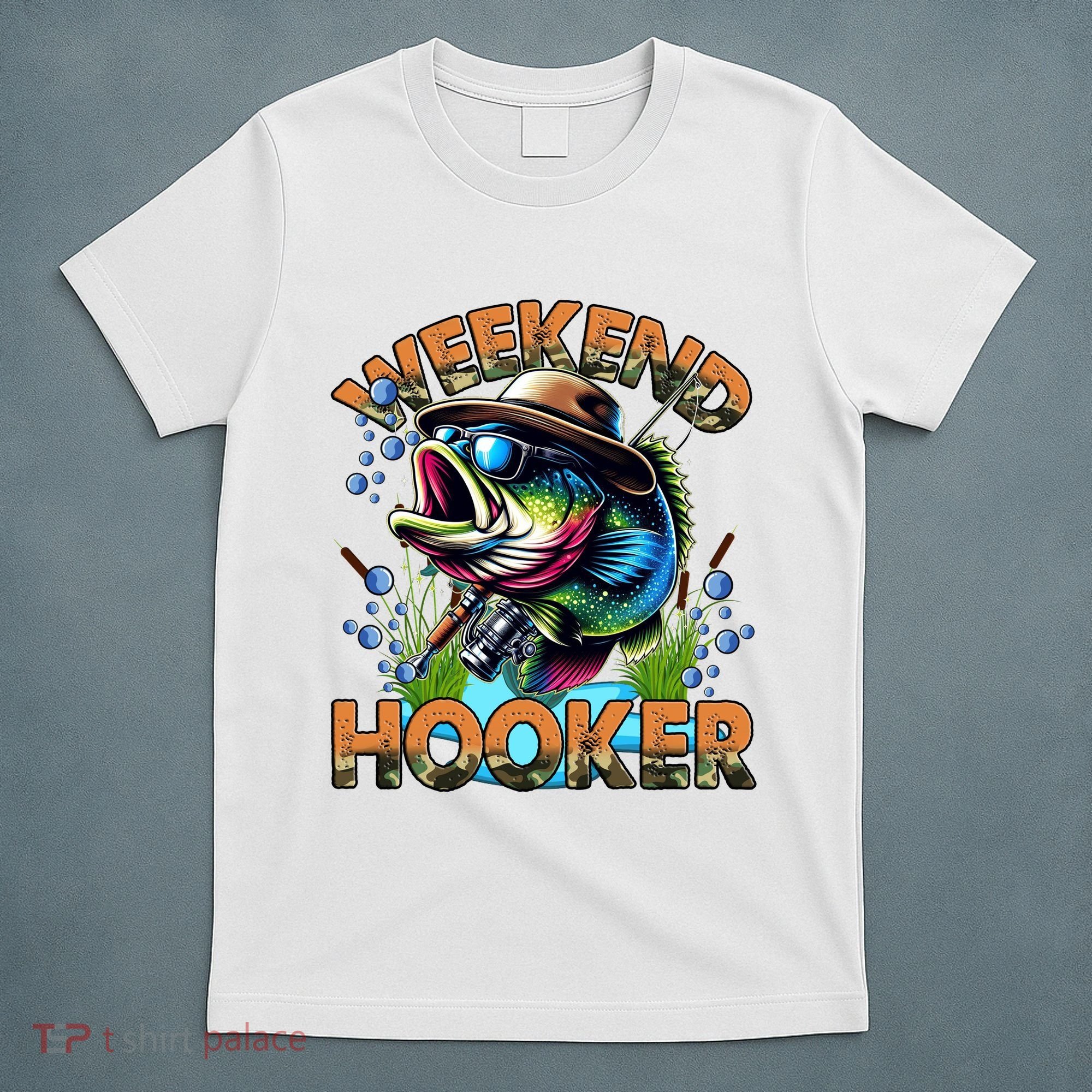 Cool Fishing Weekend Hooker T-Shirt