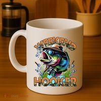 Cool Fishing Weekend Hooker Coffee Mug thumb 4