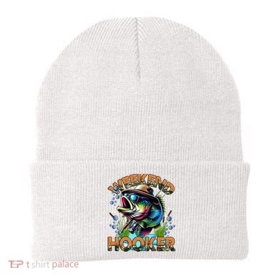 Cool Fishing Weekend Hooker Beanie