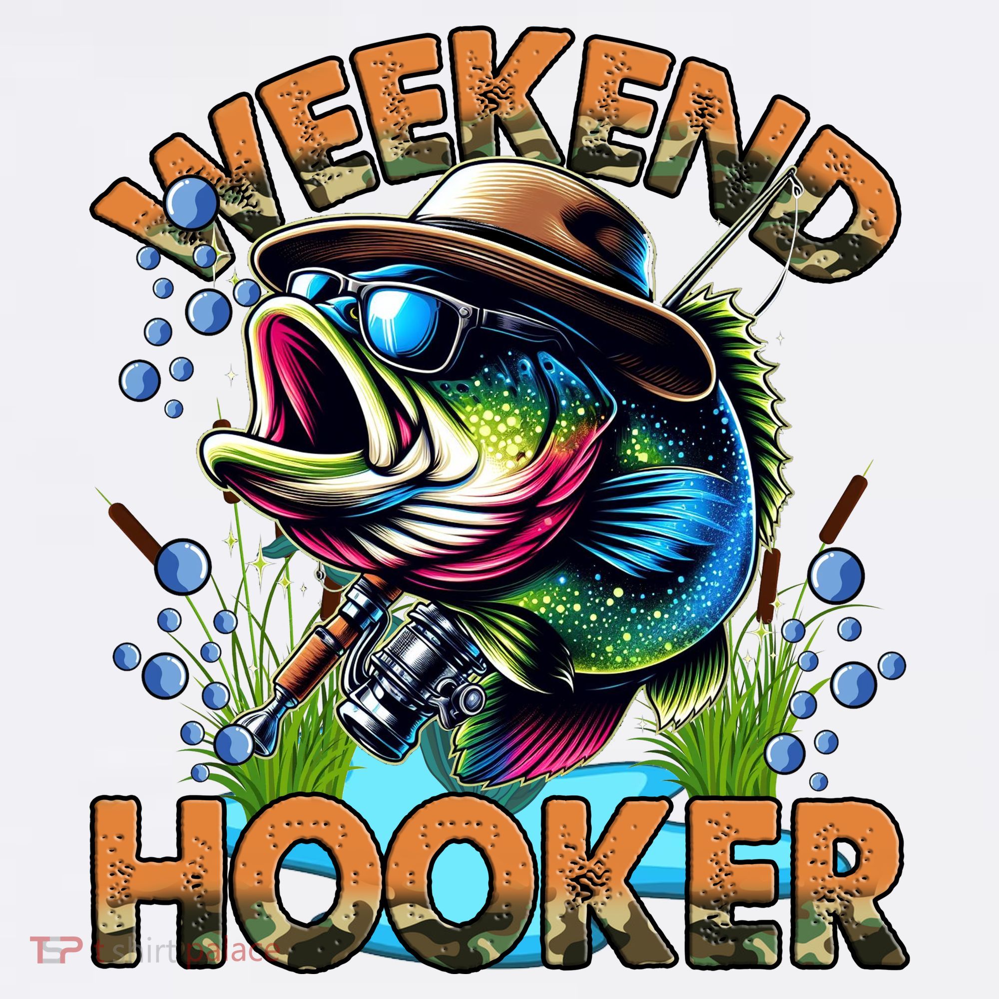 Cool Fishing Weekend Hooker Ornament
