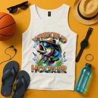Cool Fishing Weekend Hooker Tank Top thumb 4