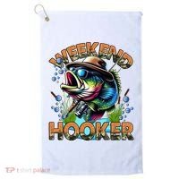 Cool Fishing Weekend Hooker Golf Towel thumb 0