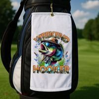 Cool Fishing Weekend Hooker Golf Towel thumb 2