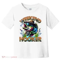 Cool Fishing Weekend Hooker Toddler T-Shirt thumb 0