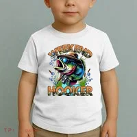 Cool Fishing Weekend Hooker Toddler T-Shirt thumb 2
