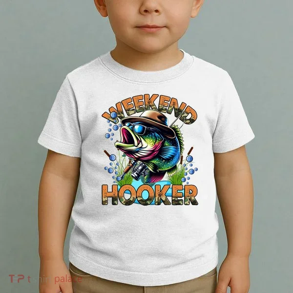 Cool Fishing Weekend Hooker Toddler T-Shirt