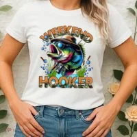Cool Fishing Weekend Hooker Women's T-Shirt thumb 2