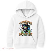 Cool Fishing Weekend Hooker Kids Hoodie thumb 0