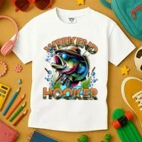 Cool Fishing Weekend Hooker Kids T-Shirt thumb 3