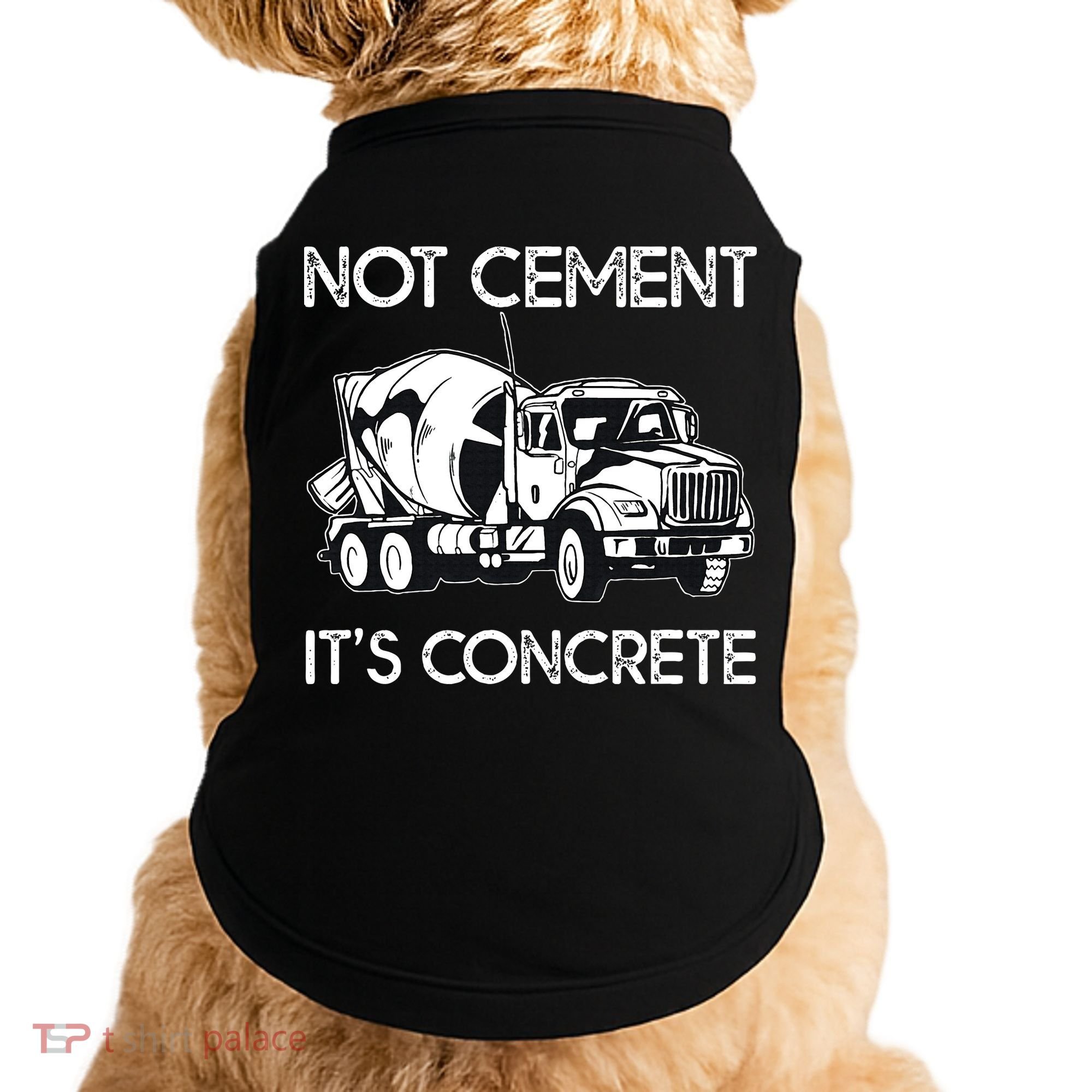 Concrete Finisher Worker Cement Mixer Truck Driver Doggie Tank