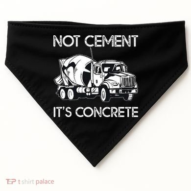 Concrete Finisher Worker Cement Mixer Truck Driver USA-Made Doggie Bandana