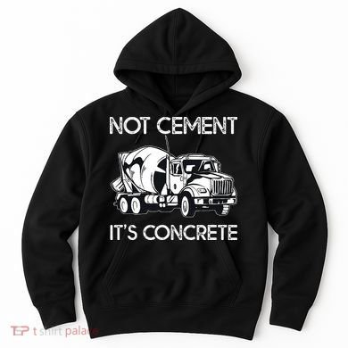 Concrete Finisher Worker Cement Mixer Truck Driver Hoodie