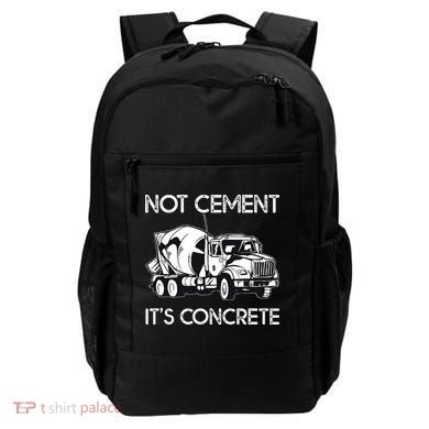 Concrete Finisher Worker Cement Mixer Truck Driver Backpack