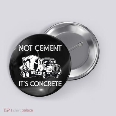 Concrete Finisher Worker Cement Mixer Truck Driver Button