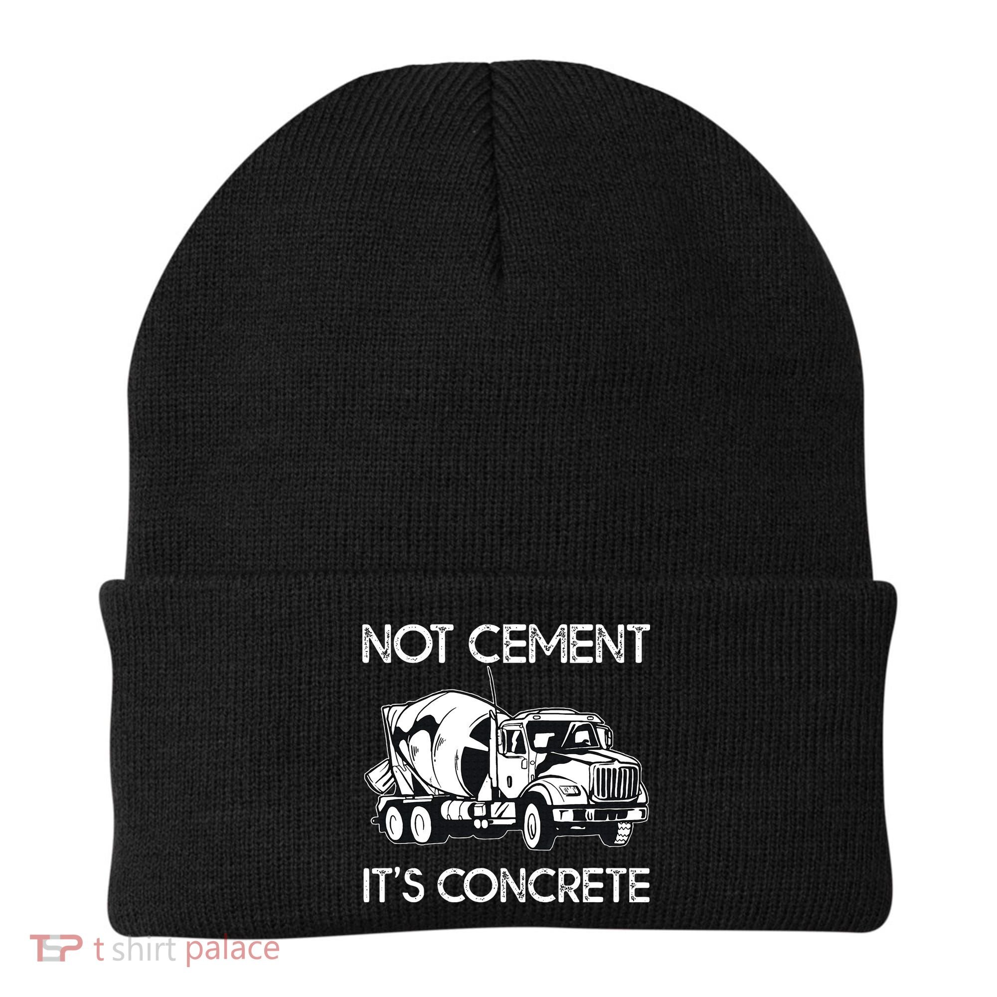 Concrete Finisher Worker Cement Mixer Truck Driver Beanie