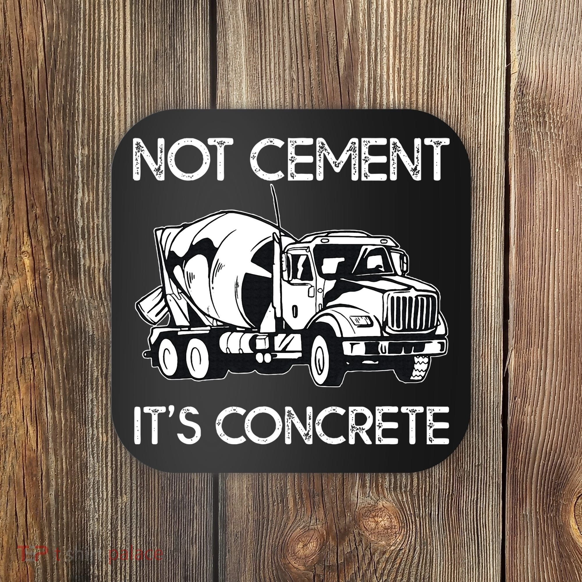 Concrete Finisher Worker Cement Mixer Truck Driver Coaster