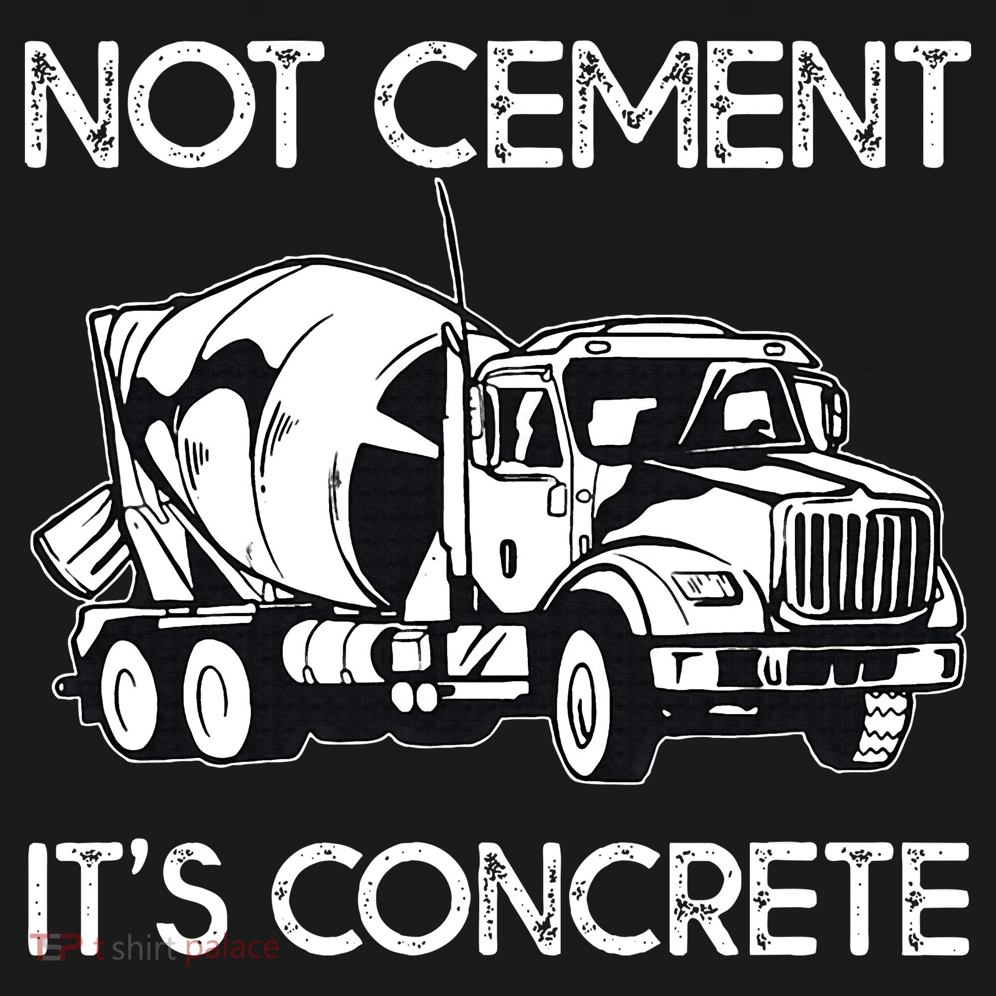 Concrete Finisher Worker Cement Mixer Truck Driver Coaster