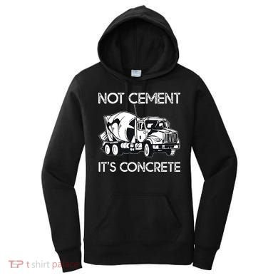 Concrete Finisher Worker Cement Mixer Truck Driver Women's Hoodie