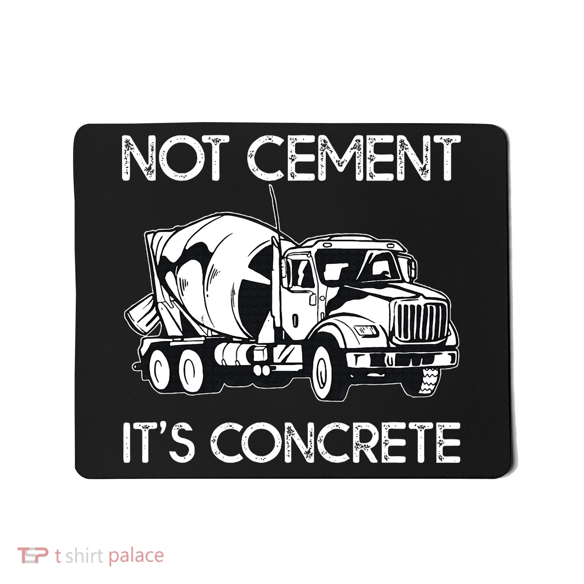 Concrete Finisher Worker Cement Mixer Truck Driver Mousepad