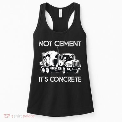 Concrete Finisher Worker Cement Mixer Truck Driver Women's Tank Top