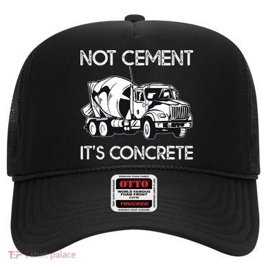 Concrete Finisher Worker Cement Mixer Truck Driver Hat