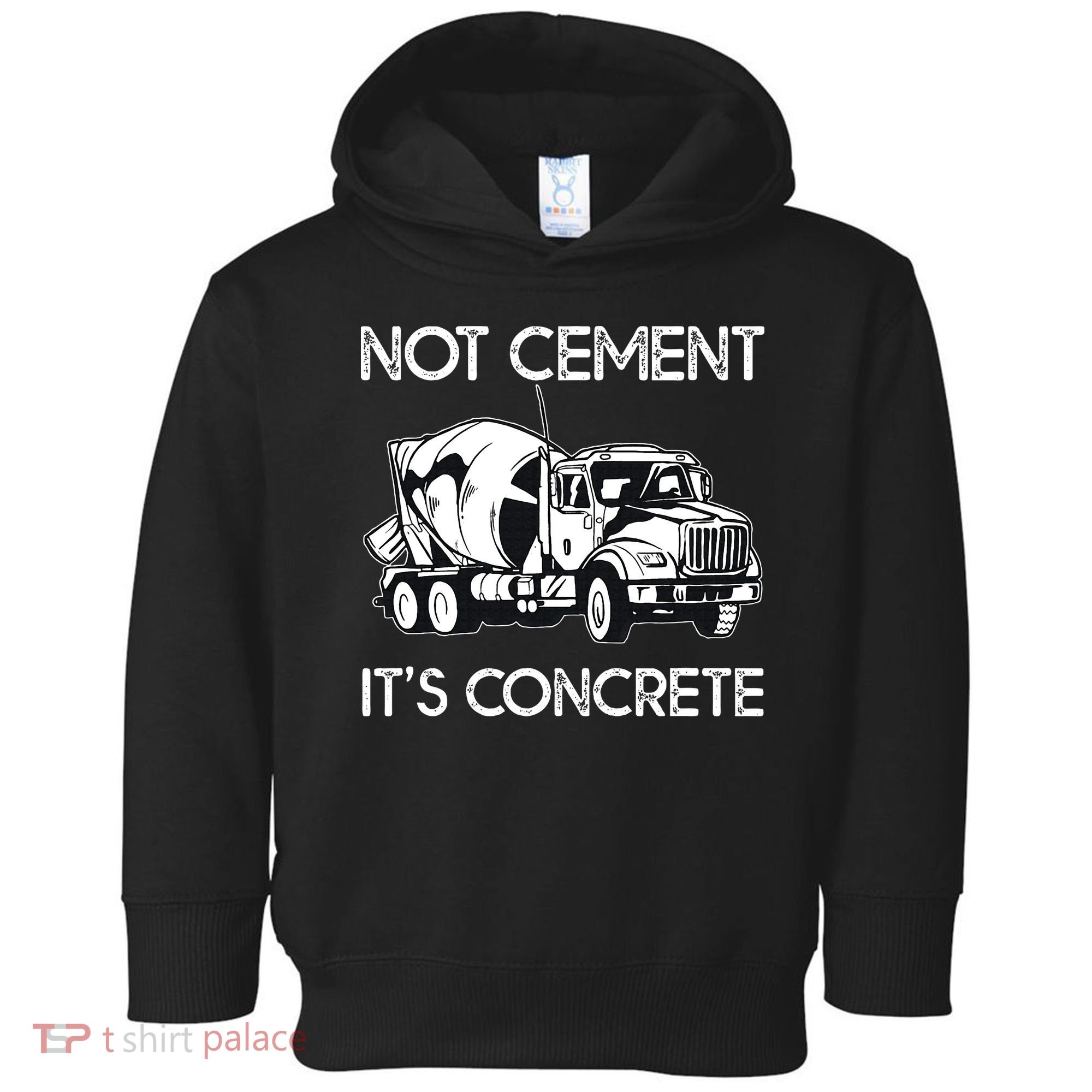 Concrete Finisher Worker Cement Mixer Truck Driver Toddler Hoodie