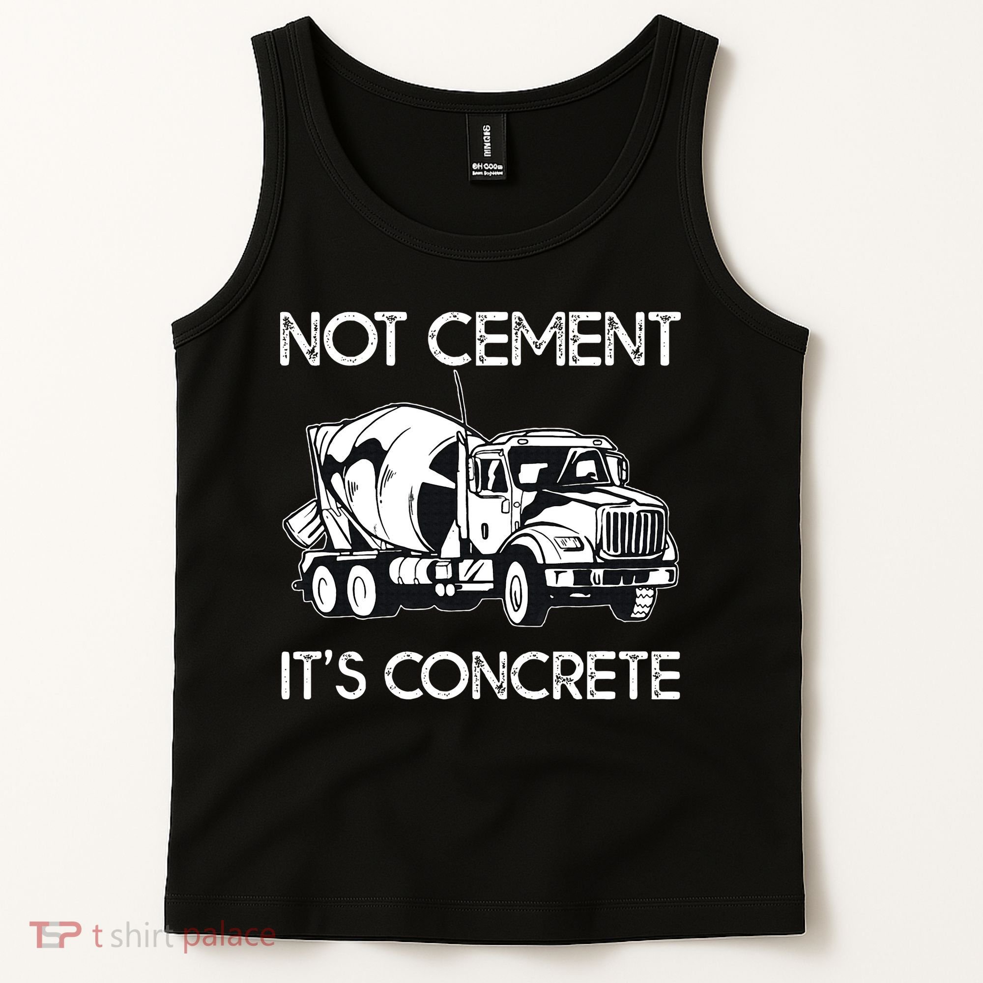 Concrete Finisher Worker Cement Mixer Truck Driver Tank Top