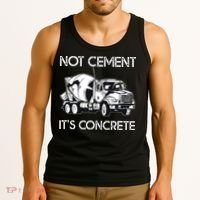 Concrete Finisher Worker Cement Mixer Truck Driver Tank Top thumb 3