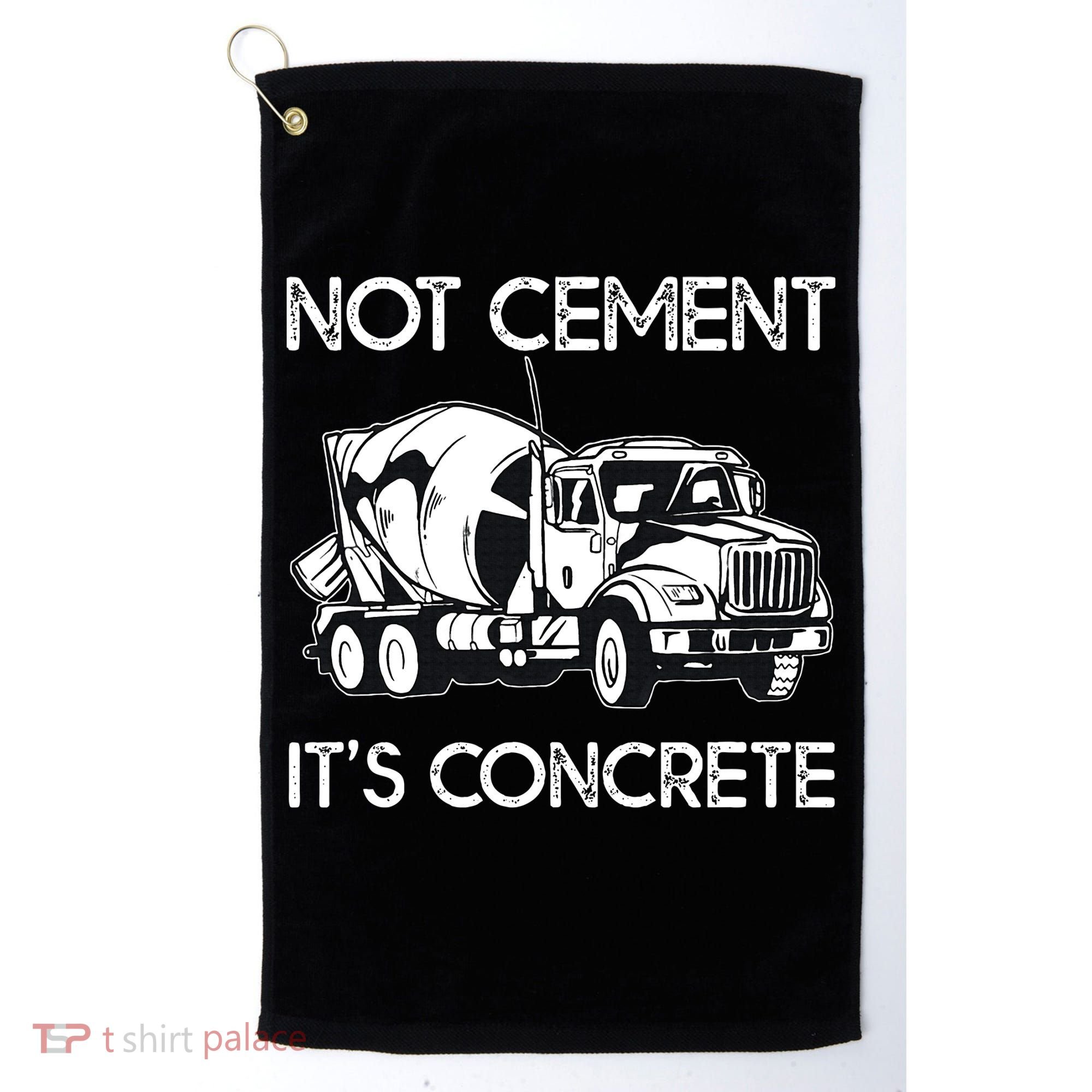 Concrete Finisher Worker Cement Mixer Truck Driver Golf Towel