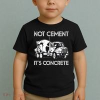 Concrete Finisher Worker Cement Mixer Truck Driver Toddler T-Shirt thumb 2