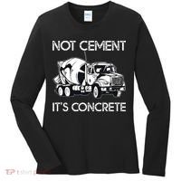Concrete Finisher Worker Cement Mixer Truck Driver Women's Long Sleeve Shirt thumb 0