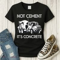 Concrete Finisher Worker Cement Mixer Truck Driver Women's T-Shirt thumb 3
