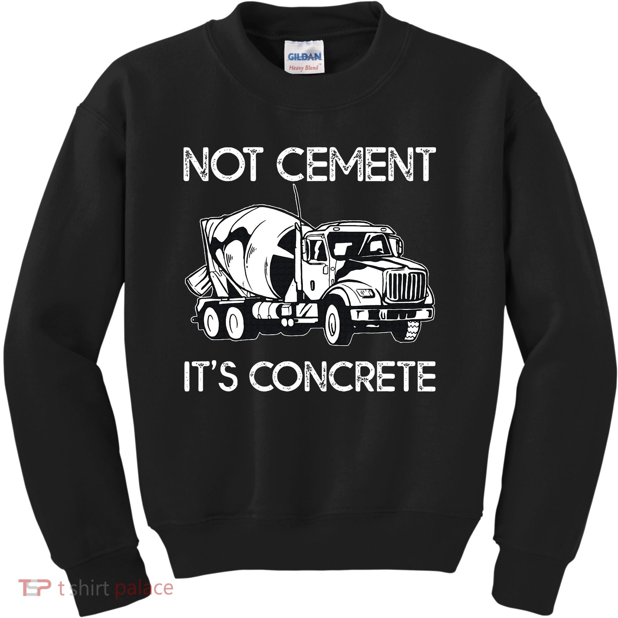 Concrete Finisher Worker Cement Mixer Truck Driver Kids Sweatshirt